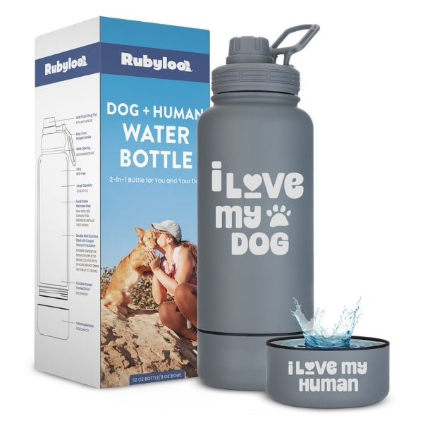SierraPaws 2-in-1 Adventure Stainless Steel Bottle