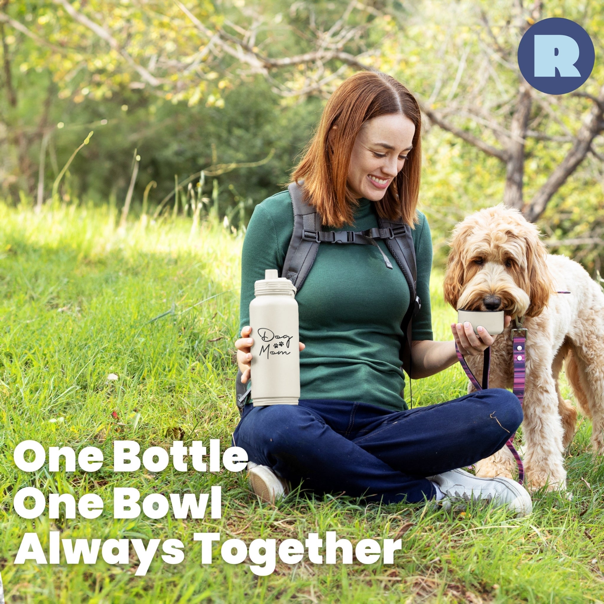 SierraPaws 2-in-1 Adventure Stainless Steel Bottle